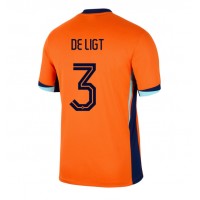 Niederlande Matthijs de Ligt #3 Heimtrikot EM 2024 Kurzarm